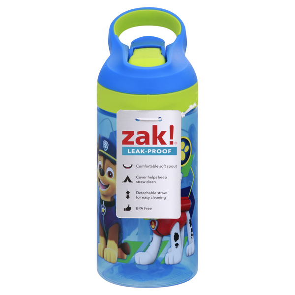 Paw Patrol ZAK! Blue & Yellow Genesis Flex Water Bottle With Straw, 18 Oz.