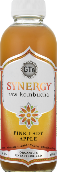 GTs Pink Lady Basil Kombucha Hy Vee Aisles Online Grocery Shopping