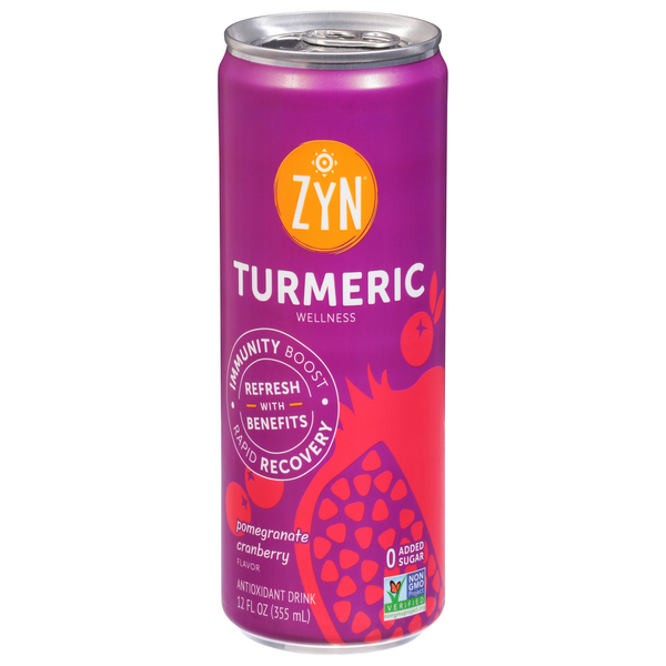 Zyn Turmeric Wellness Pomegranate Cranberry Flavor Antioxidant