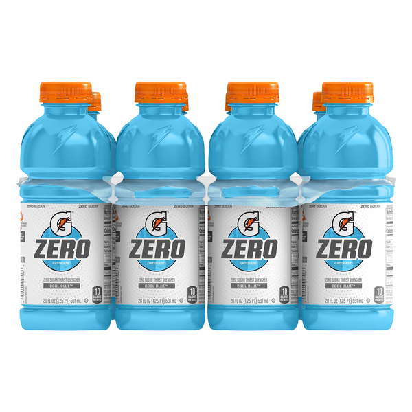 Gatorade Thirst Quencher Cool Blue Electrolyte Enhanced Sports Drink, 8  bottles / 20 fl oz - Fry's Food Stores