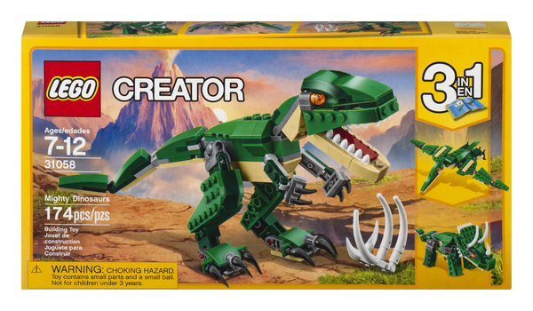 LEGO Creator Mighty Dinosaurs, 31058, 174 Piece, Ages 7-12 | Hy
