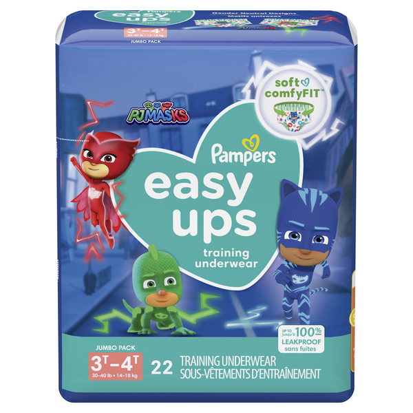 Pampers - Pampers Easy Ups Trolls 3T-4T Training Underwear 22 Pack