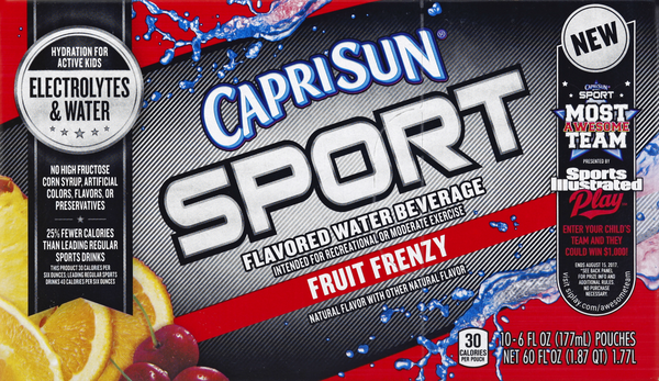 Capri Sun Fruit Punch 6oz 10pk : Drinks fast delivery by App or Online