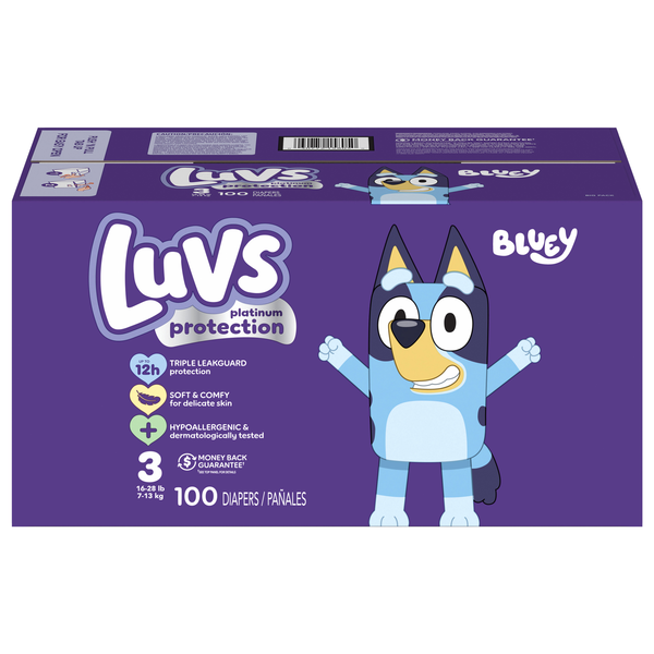 Luvs Platinum Protection Baby Diapers, Size 3, 100 Count | Hy-Vee