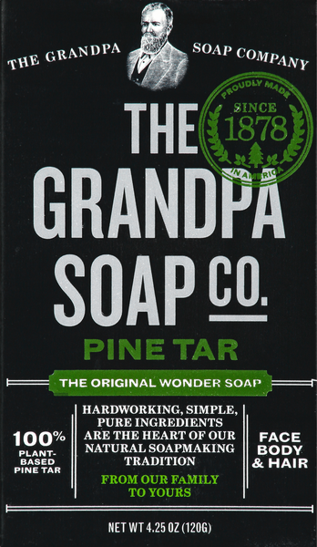 Grandpa Soap Co. Pine Tar Bar Soap 4.25 oz.