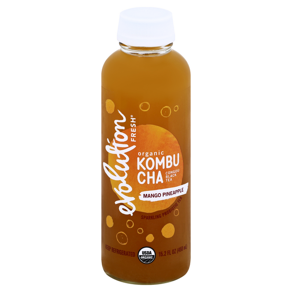 Evolution Fresh Organic Kombu Cha Congou Black Tea Mango Pineapple ...