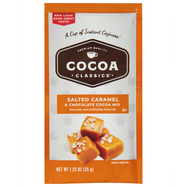 Cocoa Classics Salted Caramel Cocoa Mix 1.25 oz | Hy-Vee Aisles
