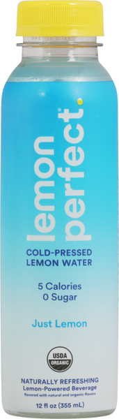 Cold Pressed Lemon Water - Just Water (12 Drinks / 12 Fl Oz. Per Bottle) by  Lemon Perfect at the Vitamin Shoppe