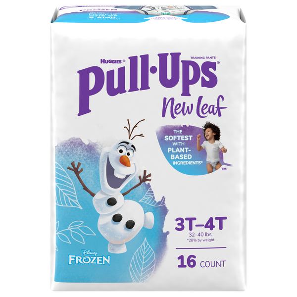 Pull-Ups New Leaf Girls' Potty Training Pants, 3T-4T (32-40 lbs