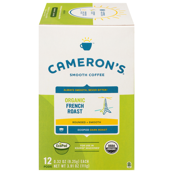 Cameron's Specialty Coffee Organic French Roast Dark Roast Single Serve ...