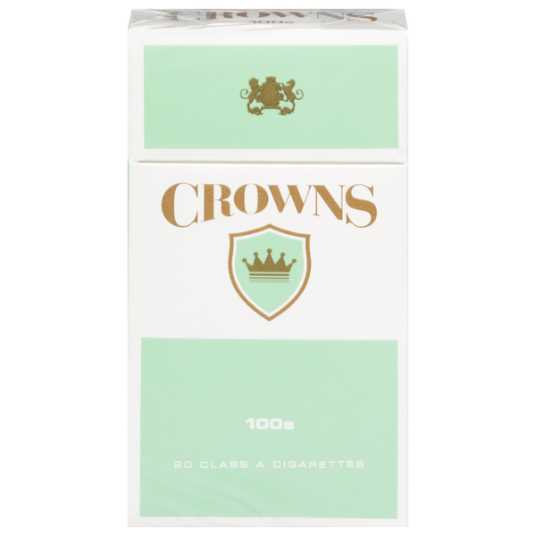 Crowns Green 100s Cigarettes