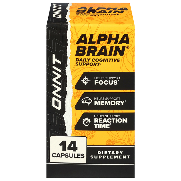 Alpha Brain by Onnit in Pakistan | Cognitive Support | 30 Capsules