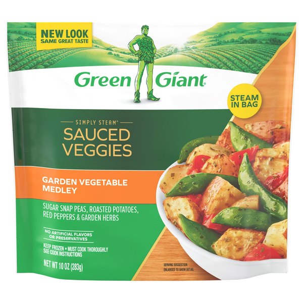 Green Giant Simply Steam Lightly Sauced Garden Vegetable Medley 10