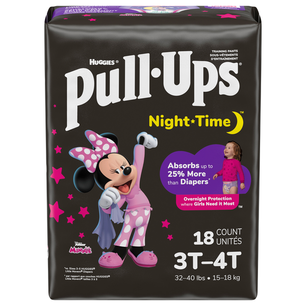 Fashion huggies overnight pull ups