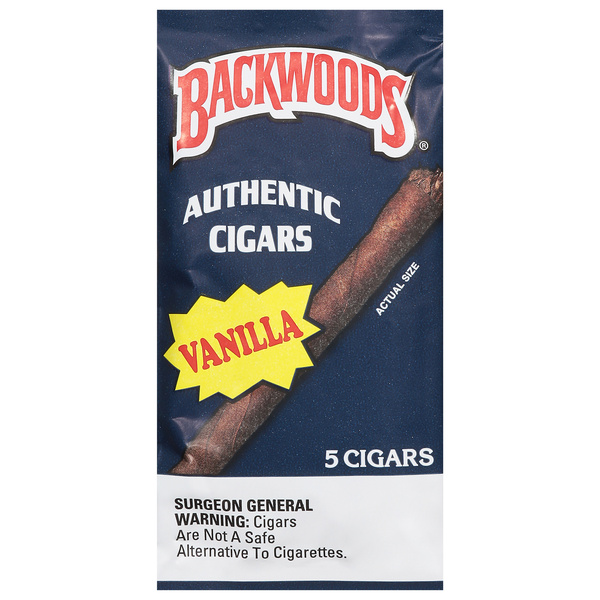 backwoods vs cigarettes Backwoods Authentic Vanilla Cigars 5 ea