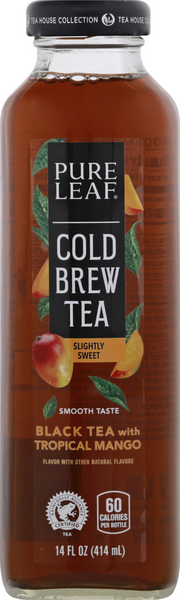 Pure Leaf Cold Brew Mango Black Tea 14oz Btl : Drinks fast delivery by App  or Online