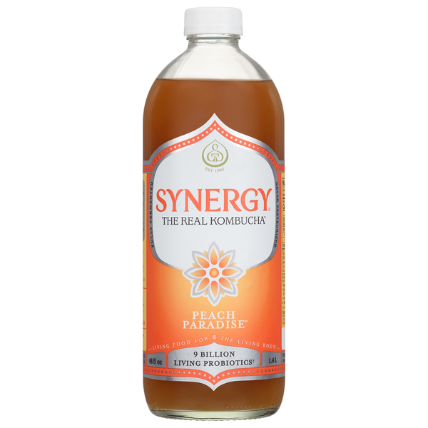 GT's Synergy Raw Kombucha, Peach Paradise | Hy-Vee Aisles Online