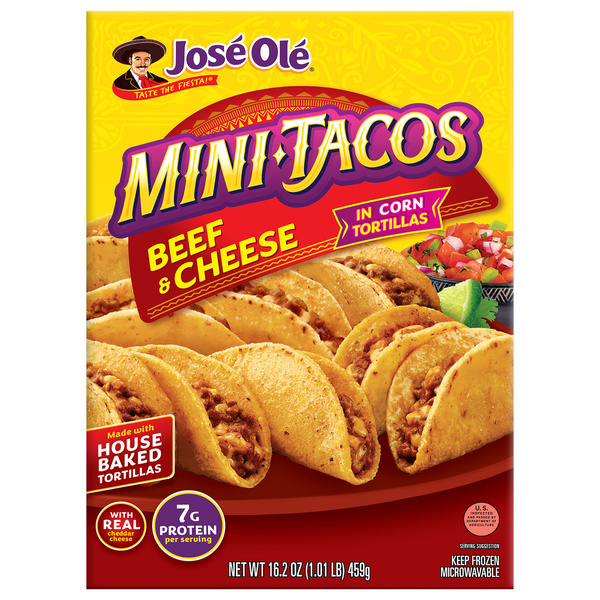 Jose Ole Beef & Cheese Mini Tacos | Hy-Vee Aisles Online Grocery