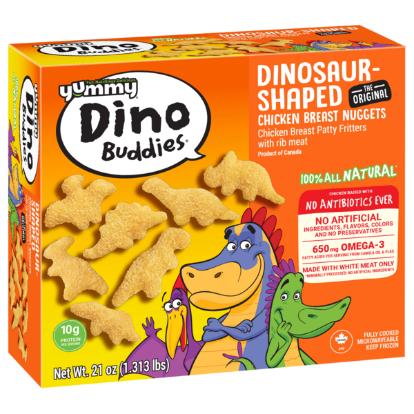 Yummy Dino Buddies Dinosaur-Shaped Chicken Breast Nuggets | Hy-Vee