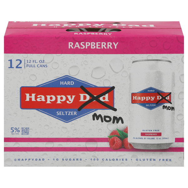 HappyRockyDialyです！！ Happy Mom Hard Seltzer, Raspberry, 12Pk | Hy-Vee Aisles Online