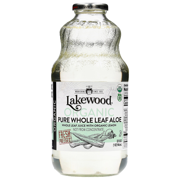 Lakewood Organic Whole Leaf Aloe Juice | Hy-Vee Aisles Online Grocery  Shopping