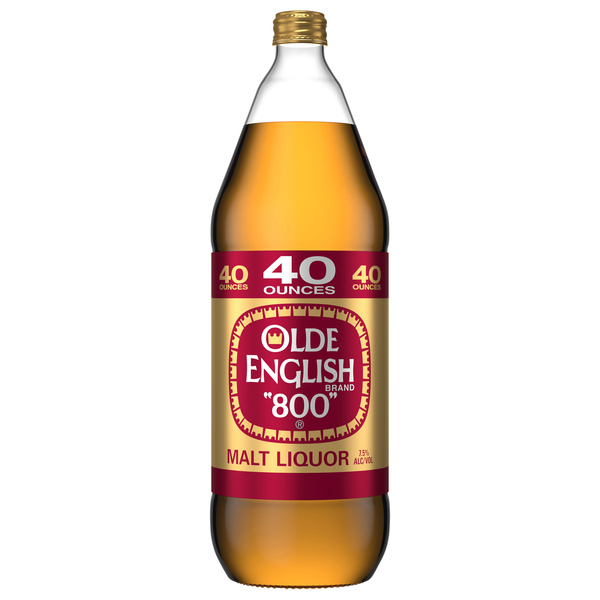 Olde English 800 Beer 40-oz beer bottle, 5.9% ABV | Hy-Vee Aisles