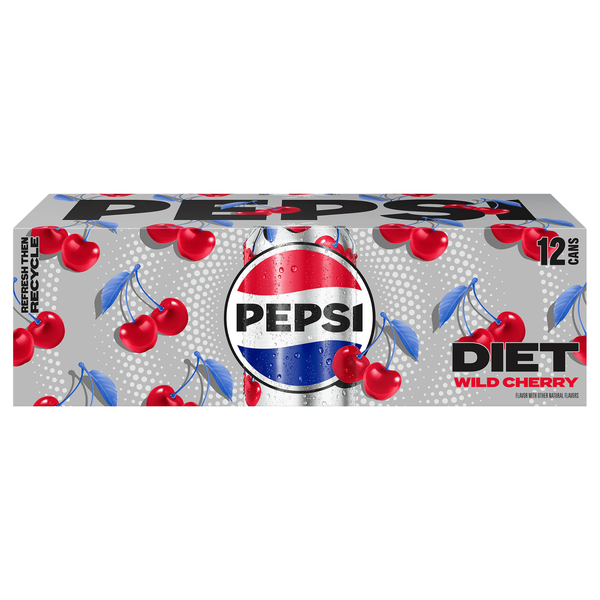 Diet Pepsi Wild Cherry Cola 12 Pack | Hy-Vee Aisles Online Grocery