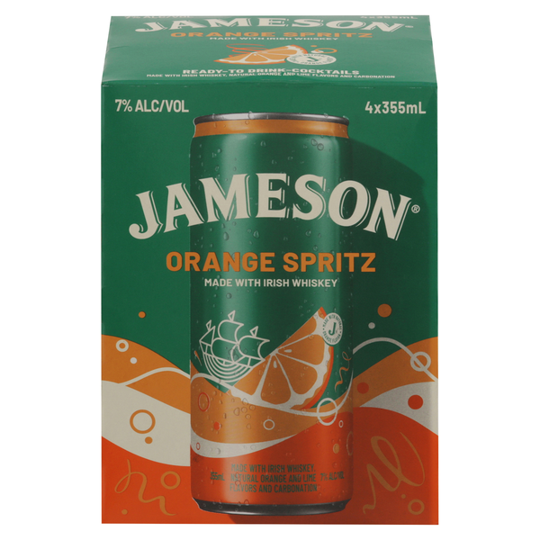 Jameson Cocktail, Orange Spritz, 4Pk | Hy-Vee Aisles Online