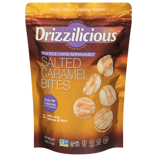 Rice cake & Harry③ Drizzilicious Salted Caramel Bites Mini Rice Cakes | Hy-Vee Aisles