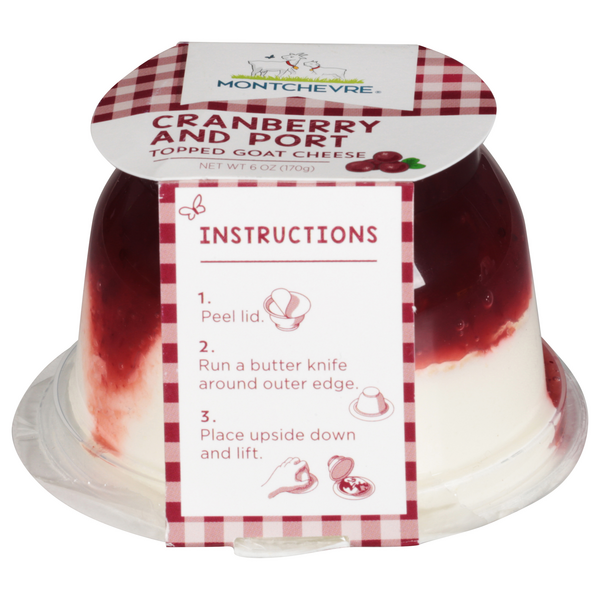 Montchevre Topped Goat Cranberry and Port Cheese 6 oz | Hy-Vee