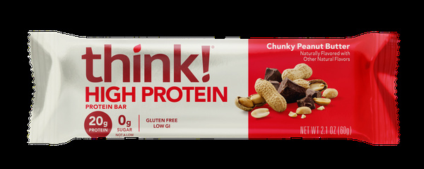 think! High Protein Chunky Peanut Butter Bar | Hy-Vee Aisles Online ...