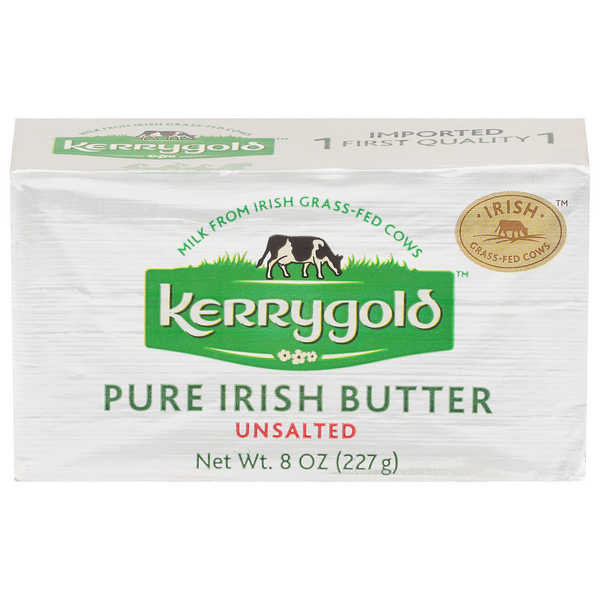 Kerrygold Grass-Fed Pure Irish Salted Butter Foil - Shop Butter & Margarine  at H-E-B