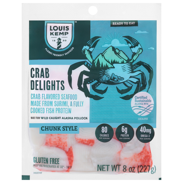 Louis Kemp Crab Delights Chunk Style Imitation Crab Meat
