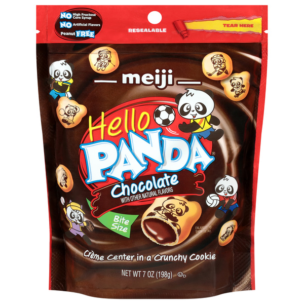 Meiji Hello Panda Chocolate Bite Size Cookies | Hy-Vee Aisles