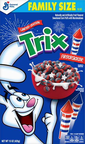 General Mills Trix Firecracker Cereal, Family Size | Hy-Vee