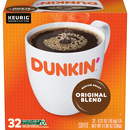 Keurig Dunkin Donuts Medium Roast Original Blend K-Cup Pods