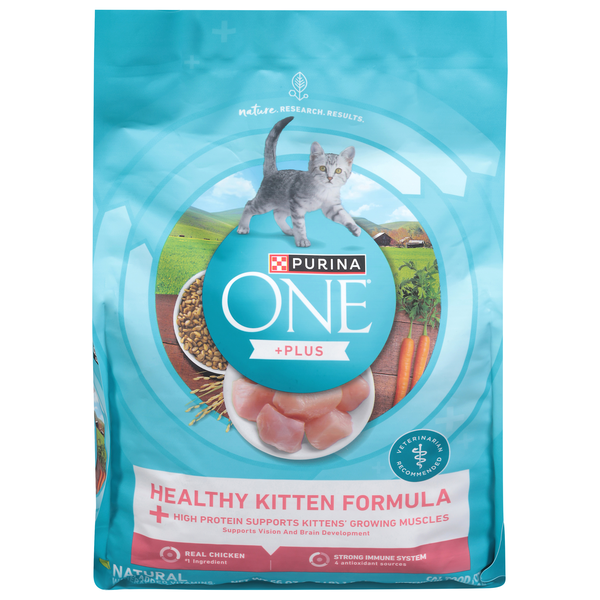 Purina ONE Healthy Kitten Formula Premium Cat Food | Hy-Vee Aisles Online  Grocery Shopping
