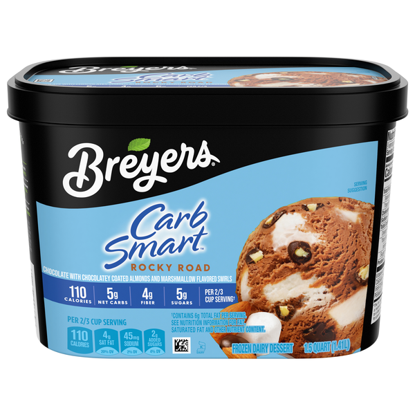 Breyer's Carb Smart Rocky Road Ice Cream | Hy-Vee Aisles Online
