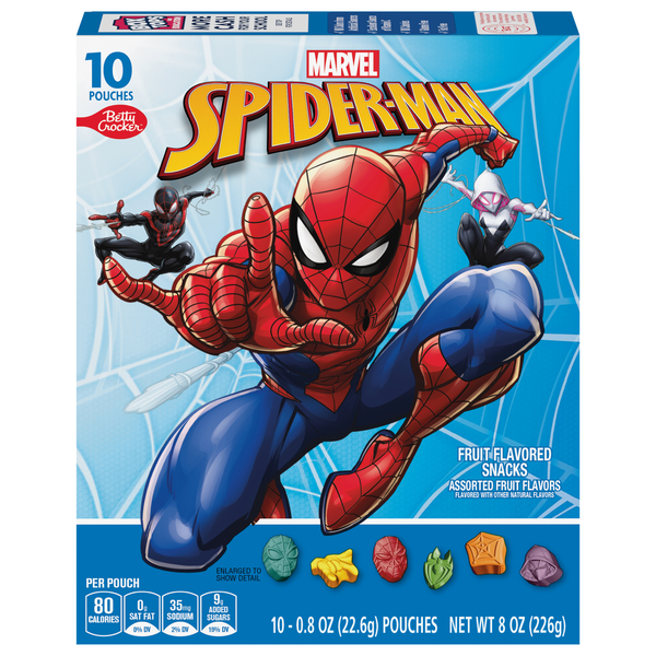 Betty Crocker Fruit Flavored Snacks Assorted Fruit Flavors Marvel
