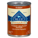 Blue Buffalo Homestyle Recipe Natural Adult Wet Dog Food, Turkey Meatloaf 12.5-oz Can