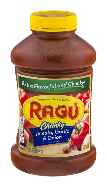 Ragu Chunky Tomato, Garlic & Onion Pasta Sauce | Hy-Vee Aisles