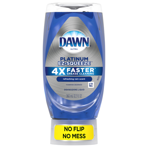 Dawn Platinum Dishwashing Liquid Dish Soap, Refreshing Rain Scent, 32.7 fl  oz