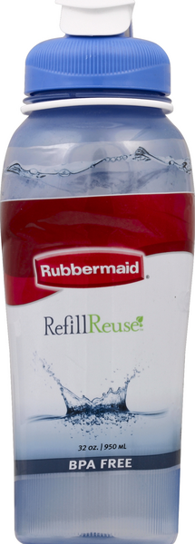 Rubbermaid Refill Reuse 20 Ounce Chug Bottle 1 Assorted Bottles ( Pack Of 4)