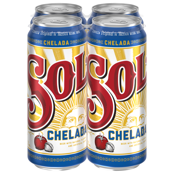 SOL Chelada Beer 4Pk | Hy-Vee Aisles Online Grocery Shopping