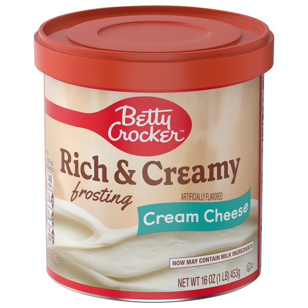 N.RICH クリーム 50g Betty Crocker Rich & Creamy Cream Cheese Frosting | Hy-Vee Aisles