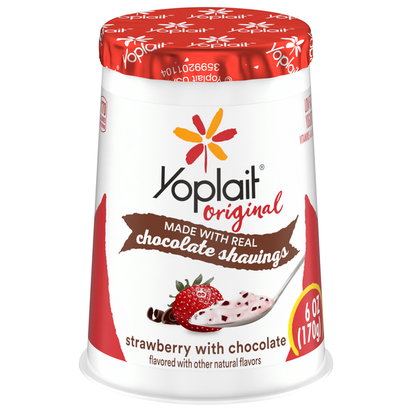 Yoplait Original Strawberry with Chocolate Low Fat Yogurt