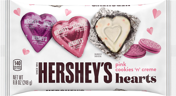 Hershey's Hearts Pink Cookies N Cream | Hy-Vee Aisles Online
