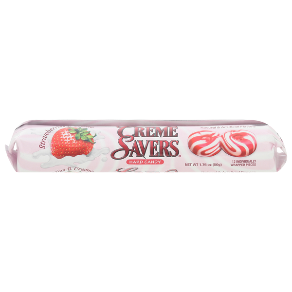 Creme Savers Hard Candy, Strawberries & Creme, 12Pieces | Hy-Vee