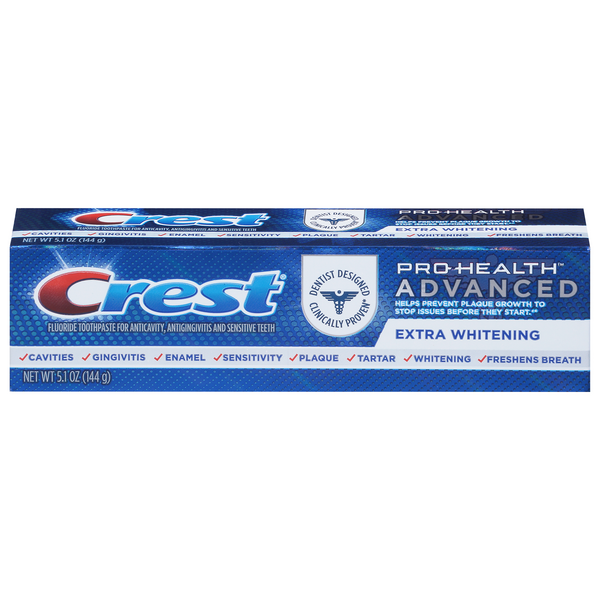 Crest Pro-Health Advanced Whitening + Intensive Clean Toothpaste (5.8 oz 5 ct)