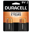 Duracell Coppertop 9V Alkaline Batteries